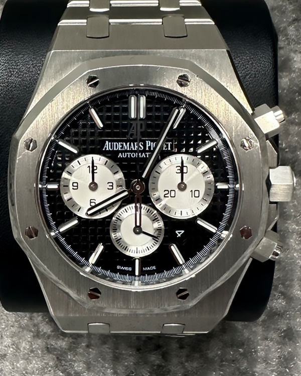 (J Serial) Audemars Piguet Royal Oak Chronograph 41MM Black Dial Steel Bracelet (26331ST.OO.1220ST.02)