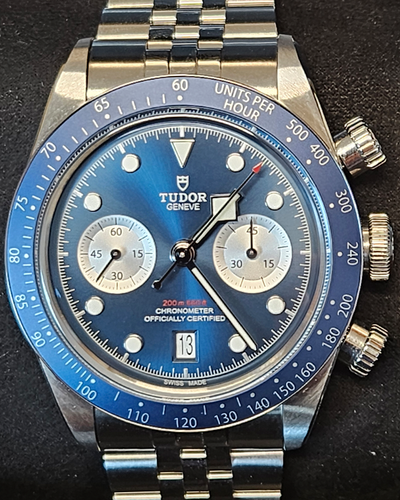 2024 Tudor Black Bay Chrono 41MM Blue Dial Steel Bracelet (79360B)