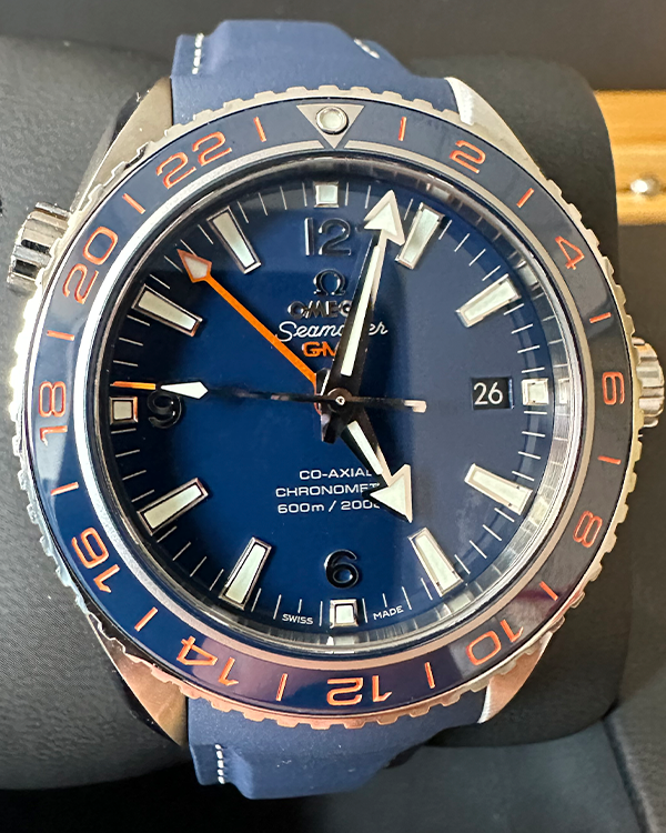 No Reserve - Omega Seamaster Planet Ocean 600M Steel Blue Dial (232.32.44.22.03.001)