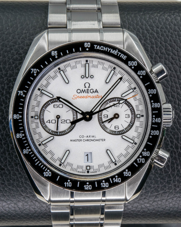 Omega Speedmaster Racing 44.25MM White Dial Steel Bracelet (329.30.44.51.04.001)