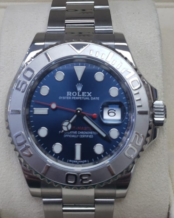 2019 Rolex Yacht-Master 40MM Blue Dial Oystersteel Bracelet (116622)