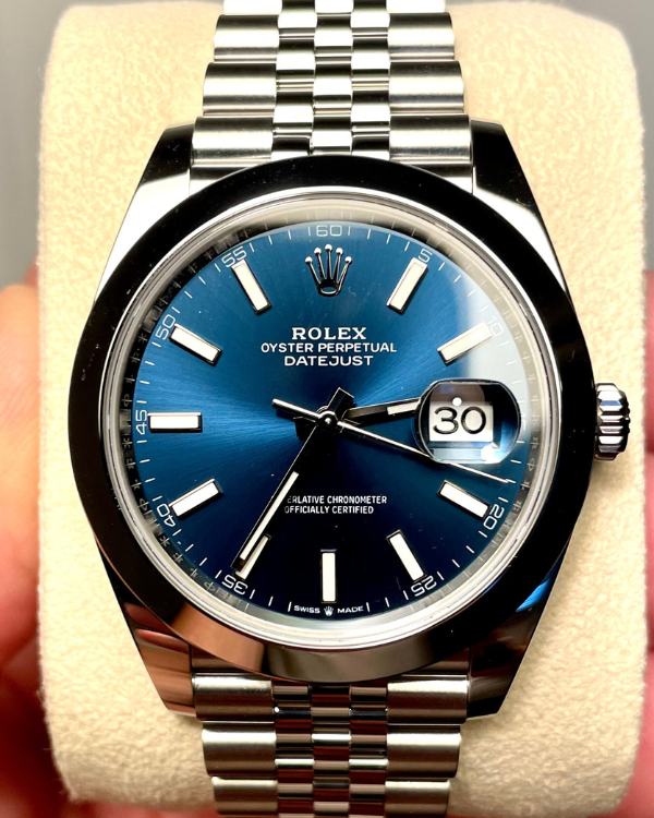 2023 Rolex Datejust 41 Jubilee Oystersteel Blue Dial (126300)