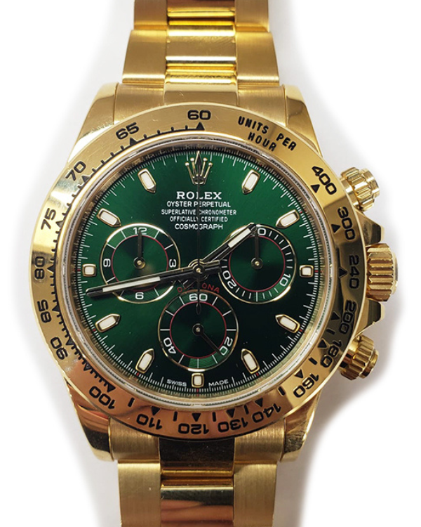 2017 Rolex Cosmograph Daytona "John Mayer" 40MM Green Dial Oyster Bracelet (116508)