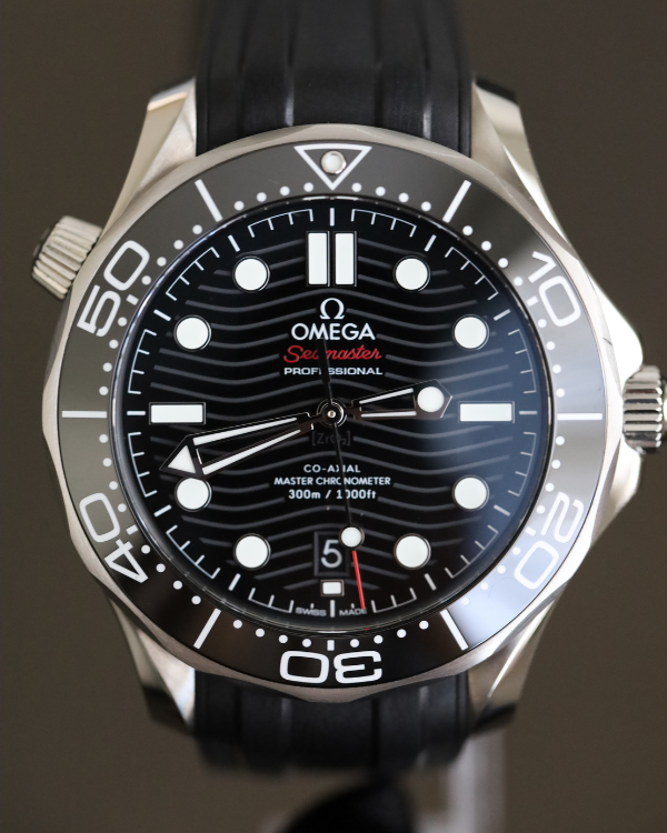 2022 Omega Seamaster 300M Diver Co-Axial Master Chronometer 42MM Steel Black Dial (210.32.42.20.01.001)