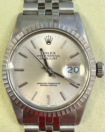 Rolex Datejust 36MM Silver Dial Steel Jubilee Bracelet (16030)