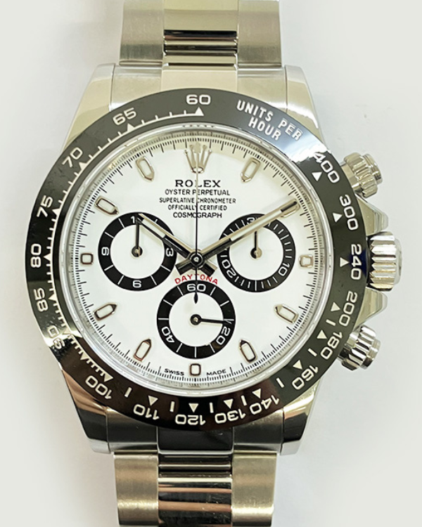 2017 Rolex Cosmograph Daytona  "Panda" 40MM White Dial Oyster Bracelet (116500LN)