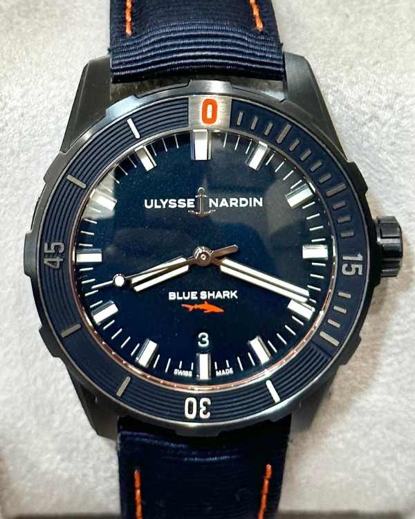 2021 Ulysse Nardin Diver Blue Shark Limited Edition Steel Blue Dial (8163-175LE/93-BLUE SHARK)