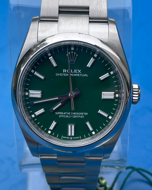 2023 Rolex Oyster Perpetual 36 Oystersteel Green Dial (126000)