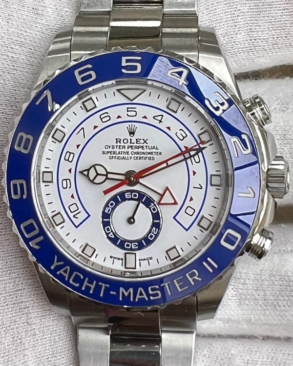 2019 Rolex Yacht-Master II 44MM White Dial Oyster Bracelet (116680)