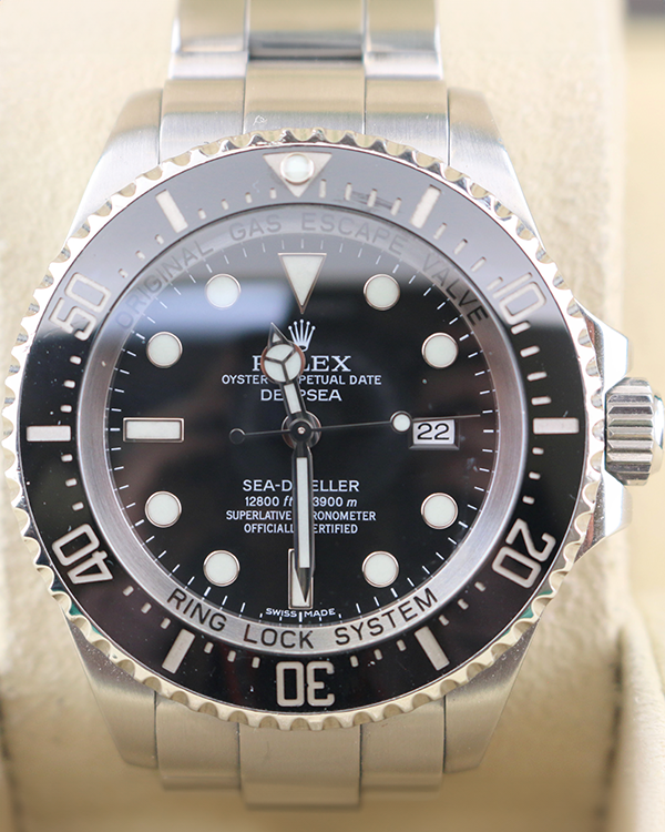 Rolex Sea-Dweller Deepsea 44MM Black Dial Steel Bracelet (116660)