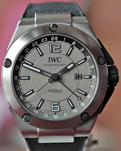 2014 IWC Schaffhausen Ingenieur 45MM Grey Dial Rubber Strap (IW326403)