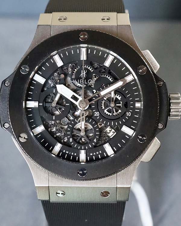 2016 Hublot Big Bang Aero Bang Steel Skeleton Dial (311.SM.1170.RX)