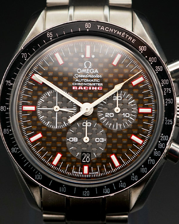 Omega Speedmaster Racing Chronometer 42MM Steel Black Dial (3552.59.00)