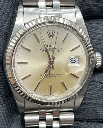 Rolex Datejust 36MM Silver Dial Jubilee Bracelet (16014)