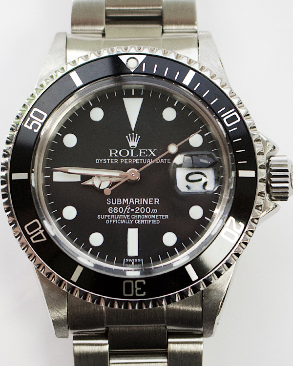 1979 (6.1 Mill. Serial) Rolex Submariner Date Vintage 40MM Black Dial Steel Bracelet (1680)