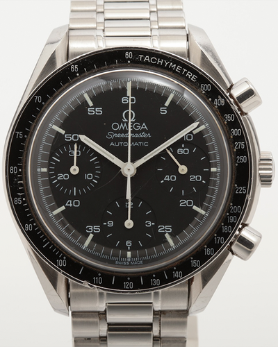 Omega Speedmaster Reduced 39MM Black Dial Steel Bracelet (3510.50)