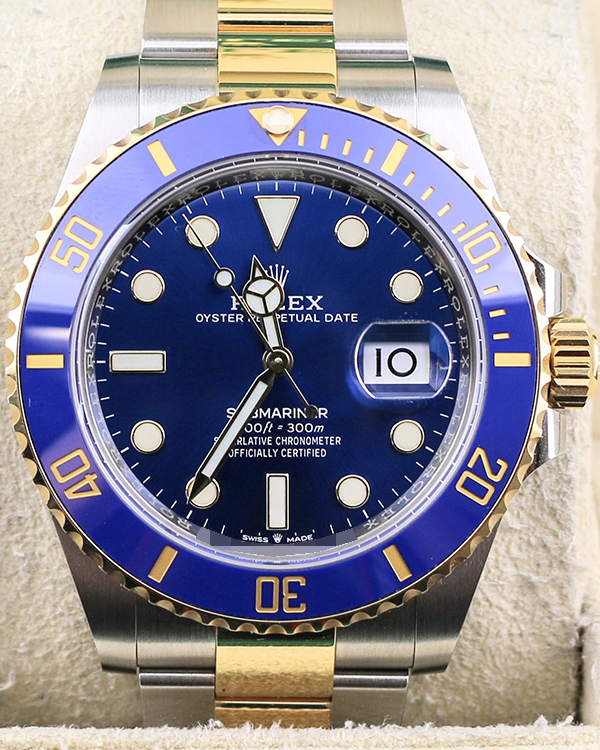 2022 Rolex Submariner Date "Bluesy" 41MM Blue Dial Two-Tone Bracelet (126613)