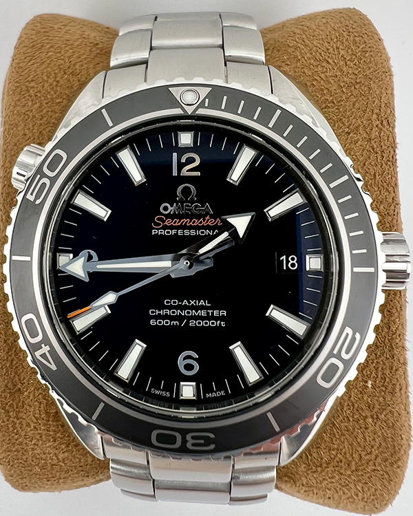 2014 Omega Seamaster Planet Ocean 42MM Black Dial Steel Bracelet (232.30.42.21.01.001)