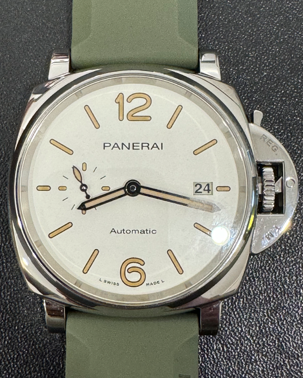 2020 Panerai Luminor Due 42MM White Dial Rubber Strap (PAM01046)