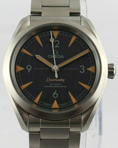 Omega Seamaster Railmaster 40MM Black Dial Steel Bracelet (220.10.40.20.01.001)