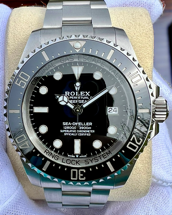 2023 Rolex Sea-Dweller Deepsea 44MM Black Dial Oyster Bracelet (136660)