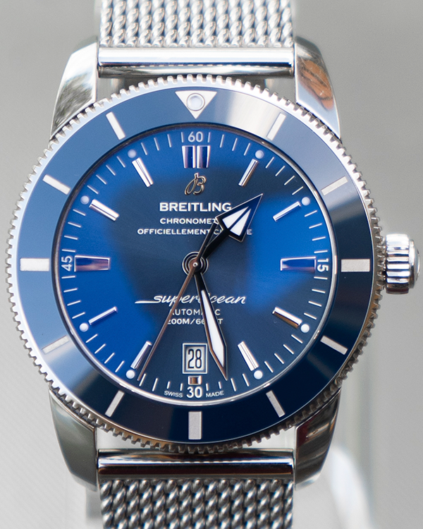 Breitling Superocean Heritage II 46MM Blue Dial Steel Bracelet (AB2020)