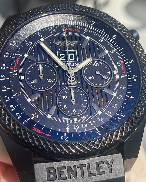 Breitling Bentley 6.75 Midnight Carbon Limited Edition Steel Black