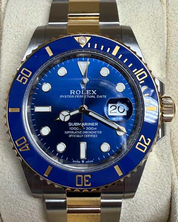 2024 Rolex Submariner Date "Bluesy" 41MM Blue Dial Two-Tone Oyster Bracelet (126613LB)