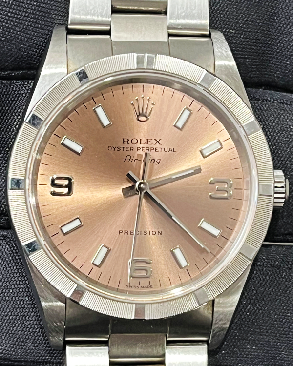 Rolex Air-King 34MM Salmon Dial Oyster Bracelet (14010)