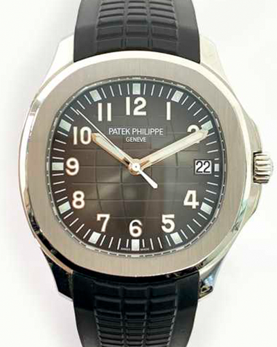 2018 Patek Philippe Aquanaut 40MM Black Dial Rubber Strap (5167A-001)