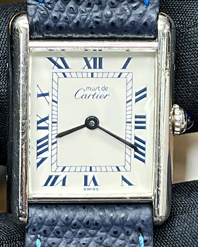 Cartier Tank Must de Cartier 23x31MM Quartz White Dial Aftermarket Leather Strap (1616)