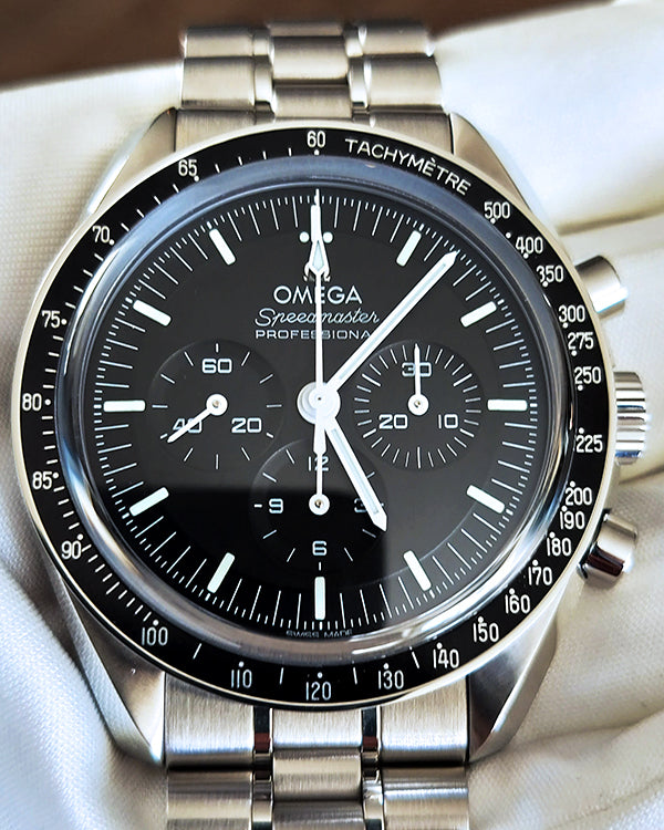 2023 Omega Speedmaster Professional Moonwatch 42MM Black Dial Steel Bracelet (310.30.42.50.01.002)