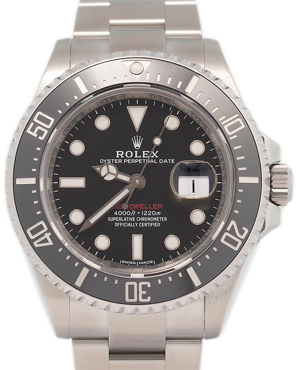 Rolex Sea-Dweller 43MM Black Dial Steel Bracelet (126600)