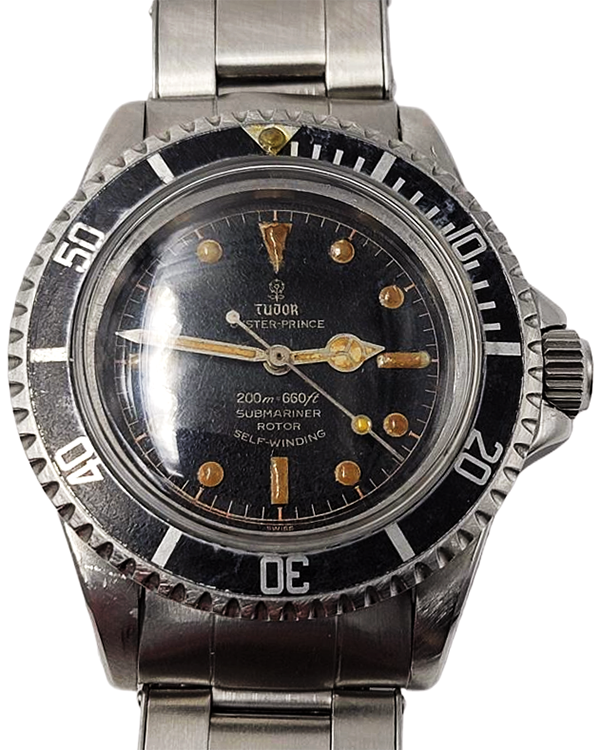 Tudor Submariner Vintage 40MM Black Dial Aftermarket Steel Bracelet (7928)