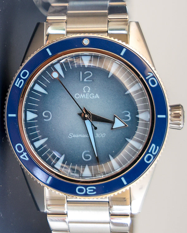 2024 Omega Seamaster Diver 300M "Summer Blue" 41MM Blue Dial Steel Bracelet (234.30.41.21.03.002)