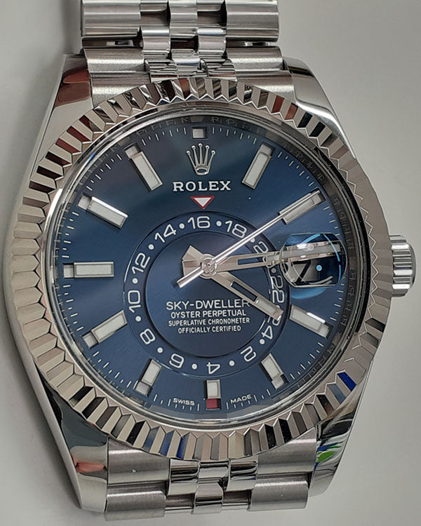 Rolex Sky-Dweller 42MM Blue Dial Jubilee Bracelet (326934)