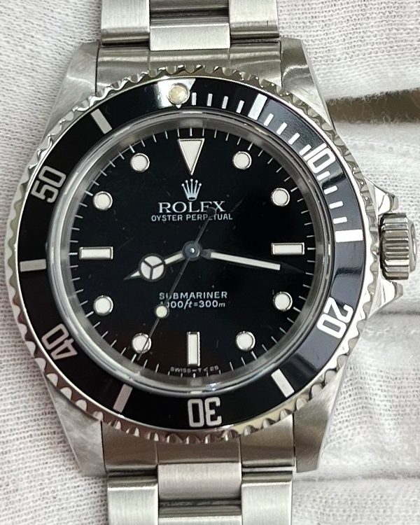 Rolex Submariner No-Date 40MM Black Dial Steel Bracelet (14060)