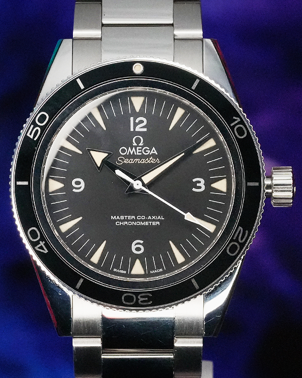 2021 Omega Seamaster 300 41MM Black Dial Steel Bracelet (233.30.41.21.01.001)