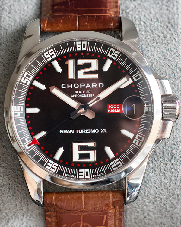 2006 Chopard Mille Miglia Gran Turismo XL 44MM Black Dial Leather Strap (16/8997)