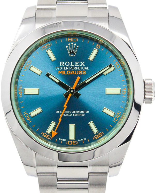 2020 Rolex Milgauss 40MM Blue Dial Oyster Bracelet (116400GV)