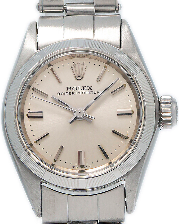 Rolex Oyster Perpetual Lady 26MM Silver Dial Steel Bracelet (6623)