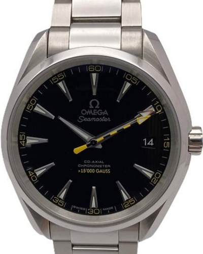 2014 Omega Seamaster Aqua Terra "Bumblebee"  41.5MM Black Dial Steel Bracelet (231.10.42.21.01.002)