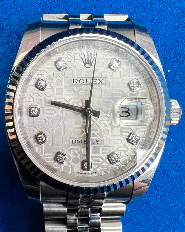 2017 Rolex Datejust 36MM Silver "Jubilee" Motif Dial Jubilee Bracelet (116234)