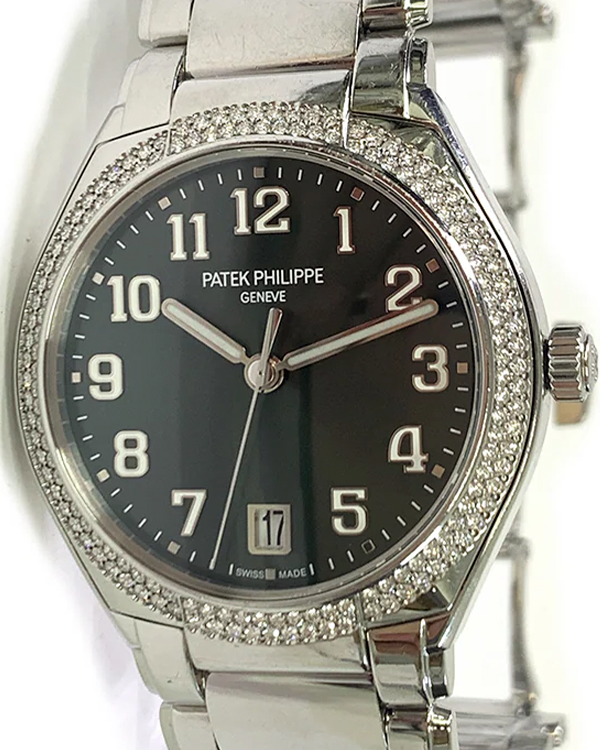 2021 Patek Philippe Twenty-4 36MM Green Dial Steel Bracelet (7300/1200A-011)