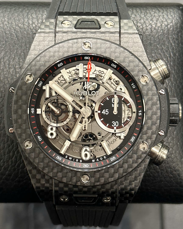 Hublot Big Bang Unico 45MM Skeleton Dial Rubber Strap (411.QX.1170.RX)