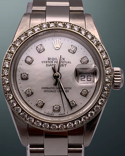 Rolex Lady-datejust 26MM Aftermarket Mother of Pearl Dial Oyster Bracelet (69174)