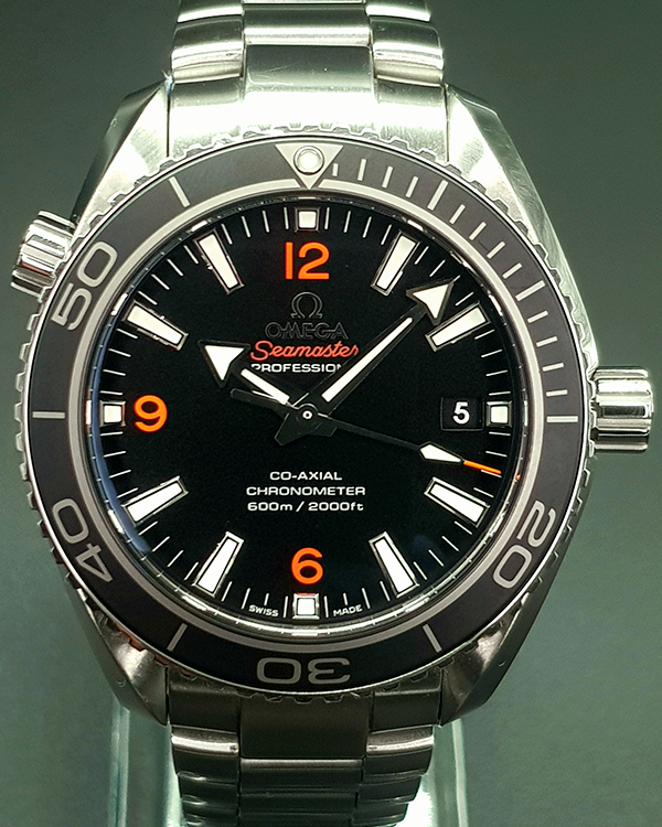 2015 Omega Seamaster Planet Ocean 600M 42MM Black Dial Steel Bracelet (232.30.42.21.01.003)