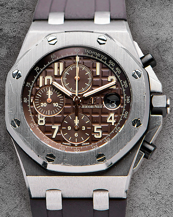 Audemars Piguet Royal Oak Offshore "Havana" 42MM Brown Dial Rubber Strap (26470ST.OO.A820CR.01)