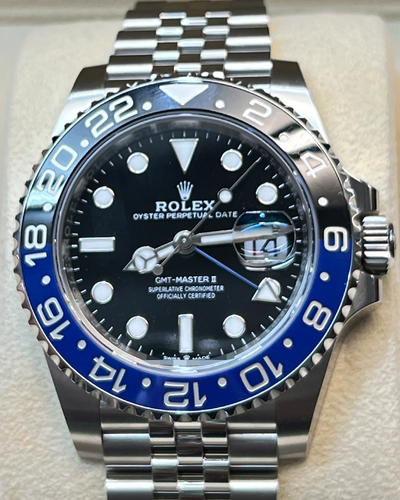 2024 Rolex GMT-Master II "Batgirl" 40MM Black Dial Jubilee Bracelet (126710BLNR)