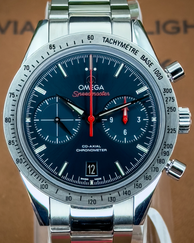 2017 Omega Speedmaster '57 41.5MM Blue Dial Steel Bracelet (331.10.42.51.03.001)